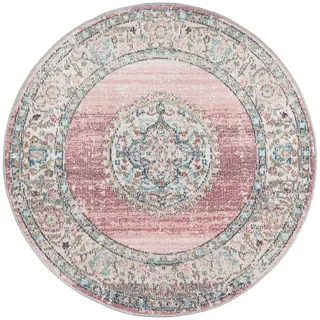 The CarPET Palma Orient Outdoor-Teppich Ø 120 cm Rosa