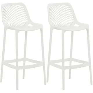CLP Barhocker Air 2er Set  weiß