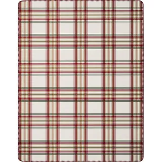 Villeroy & Boch Tartan Delight Kuscheldecke 150 x 200 cm Beige/Rot
