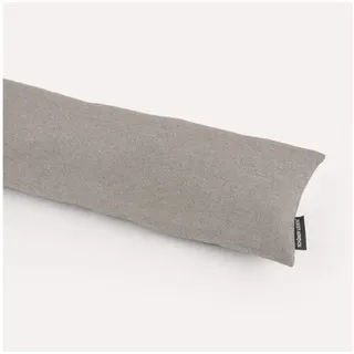 SCHÖNER LEBEN. Zugluftstopper SCHÖNER LEBEN. Zugluftstopper Lurex Glamour uni hellgrau silber, handmade grau|silberfarben 15 cm x 110 cm x 15 cm