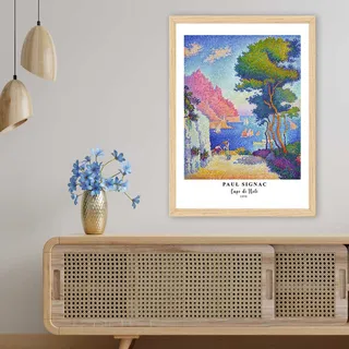 Bild Mimeka, Gestell Aus Stoff, Veredeltes Holz, Veredeltes Holzgestell, 35x45h Cm, Mehrfarbig