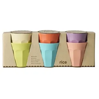 Rice Becher Set 0,25 l Multicolor 6 St.