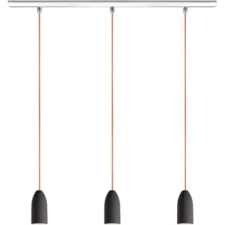 Buchenbusch urban design Betonlampe hängend led dimmbar 3 flammig Esstisch (33 Kabelfarben) energiesparend blendfrei minimalistisch Esszimmer