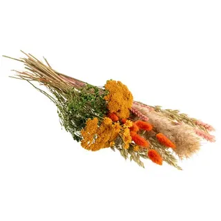 Trockenblumen-Sortiment "Herbst Look", orange-grün-natur