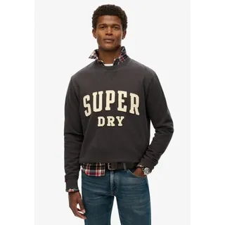 Superdry Vintage Athletic Crew - Pullover - Herren Washed Black M