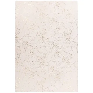 Kayoom Bijou 225 Webteppich 80 x 150 cm Creme/Gold