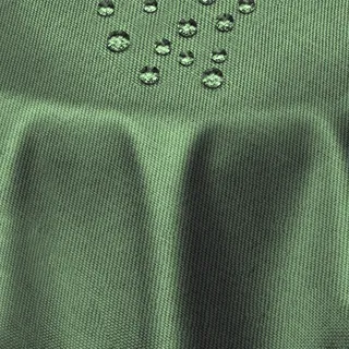 DecoHomeTextil Leinen Optik Tischdecke Rund 220 cm Dunkelgrün