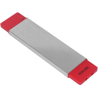 Diamant-Schleifstein, Doppelseitiger Diamant-Platten-Schleifstein, Diamant-Abflachungsstein, Messerschärfer mit Rutschfester Basis für Scheren, Messer, Outdoor-Küchen-Schärfwerkzeuge