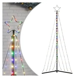 vidaXL LED Weihnachtsbaum Mehrfarbig 187 cm