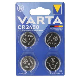 Varta Knopfzelle CR2450 570 mAh 4 St.