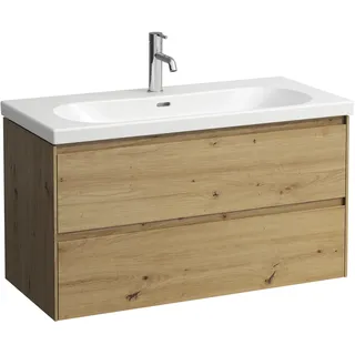 Laufen Waschtischunterschrank 2 Schubladen 98,5 x 51,5 x 45 cm Braun