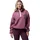 Cropped Half Snap Fleece Pullover Lila XS