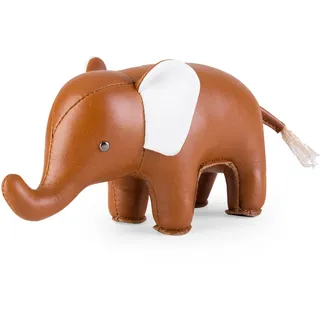Briefbeschwerer Classic Elefant Tan/Weiß Züny