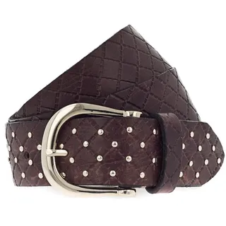 B.belt Damengürtel Leder 80 Braun