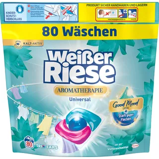 Weißer Riese Trio-Caps Universalwaschmittel Caps 80 WL