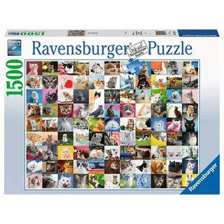Ravensburger Puzzle 16235 - 99 Katzen - 1500 Teile Puzzle für Erwachsene und Kinder ab 14 Jahren, Puzzle mit Katzen-Motiv