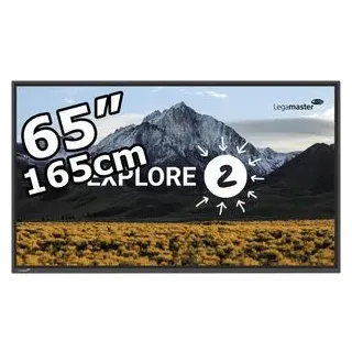 Legamaster Digitales-Whiteboard Explore 2 EXP-6510, 65 Zoll, 4K UHD 3840 x 2160 Pixel, mit Touchscreen