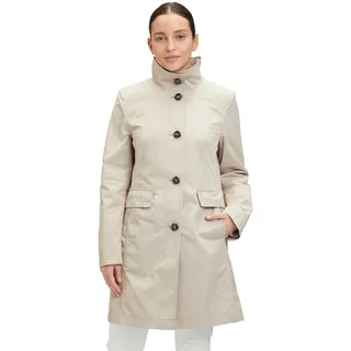 Outdoorjacke GIL BRET Gr. 48, grau (cement) Damen Jacken Lange mit Bindegürtel und tailliert