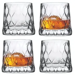 Pasabahce Leafy Whiskyglas 4er 300 cc
