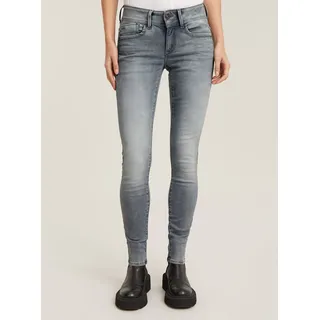 G-Star Lynn Mid Waist Skinny Jeans Faded Industrial Grey 31 32
