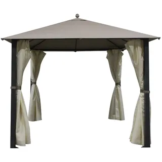 Trendline Seitenteile für Pavillon Kos 4 Stück Taupe