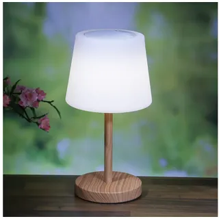 MARELIDA LED Tischlampe Braun