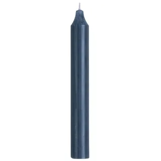 IB Laursen Rustikale Stabkerze 18 cm, Ø 2,2 cm, 18 cm, Ø 2,2 cm, staubig blau