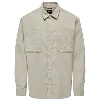 Only & Sons Langarmhemd Beige XL