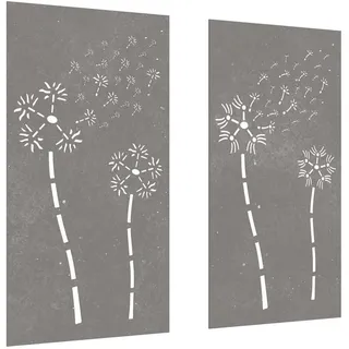 vidaXL Blumen Holz 105x55 cm