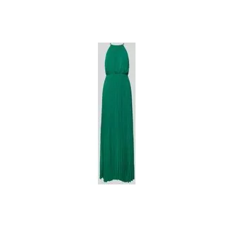 Abendkleid mit Plisseefalten, Apfel, 32