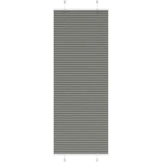 Plissee Anthrazit 80x200 Cm Stoffbreite 79,4 Cm Polyester