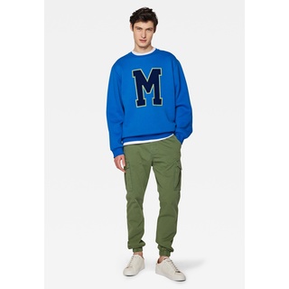 SWEATSHIRT | Sweatshirt mit M Print, Blau, M