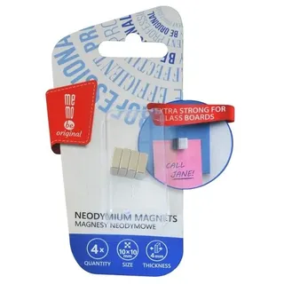 Extrem starke Neodym Scheiben Magnete Supermagnet Quadratisch 1x1x0,4 cm - Blist