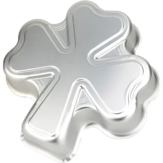 Aturmon St. Patrick's Day Kleeblatt-Form, Aluminium-Kuchenform, Backformen, Kuchendekorationsform, Geburtstag, Halloween, Weihnachten, Party, Backzubehör