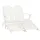 2-Sitzer Adirondack Gartenbank mit Fußstütze 119,5 x 147,5 x 89,5 cm weiß 315909