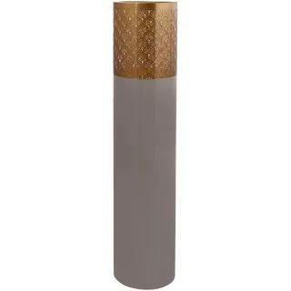 Kayoom Bodenvase Art Deco grau Gold,