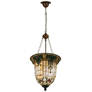 Tiffany Hängelampe Deckenlampe  ca. 126 x Ø 41 cm E27 Max. 60W Clayre & Eef  5LL
