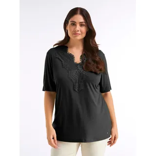 sheego Halbarmshirt Schwarz 40/42