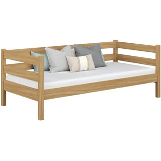N-Wood Tagesbett, Eiche Artisan, Holz, Echtholz,Eiche, 120x200 cm, FSC 100%, EN 71, Handmade in Europe, Handmade Quality, Hergestellt in Europa, Real Wood, Kinder- & Jugendzimmer, Jugendmöbel, Jugendbetten