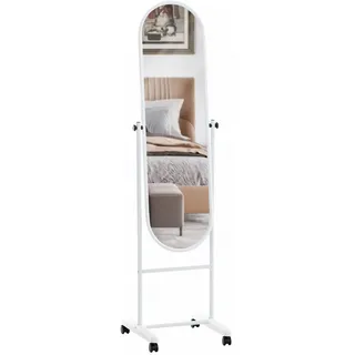 CLP Standspiegel Nane Oval 155 x 40 cm Weiß