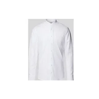 Slim Fit Businesshemd in Premiumqualität, Weiss, 40