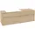 Waschbeckenunterschrank 160 x 55 cm Nordic Oak