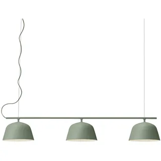 Muuto Ambit Rail 1-flg. 126 cm rund grün Aluminium