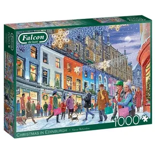 Falcon 11353 Victor McLindon Weihnachten in Edinburgh 1000 Teile Puzzle