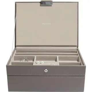 Stackers Schmuckkästchen doppelt Classic, braun