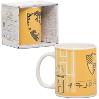 Harry Potter Kaffeetasse, Hogwarts Tasse, Hufflepuff Design Tasse, Hogwarts Geschenk | Gelb