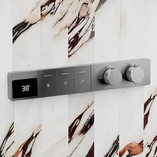 Steinberg 911 Unterputz-Duschthermostat für 3 Verbraucher Edelstahl