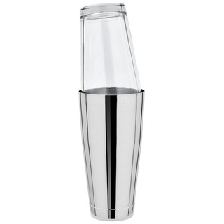 FUCHS Cocktail Shaker Boston Shaker komplett - mit Original Mixing-Glas