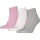 Socken Quarter Plain 3P 3 Paar Rosa 35-38