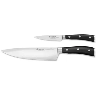 Wüsthof Classic Ikon Messersatz mit 2 Messern, Schwarz